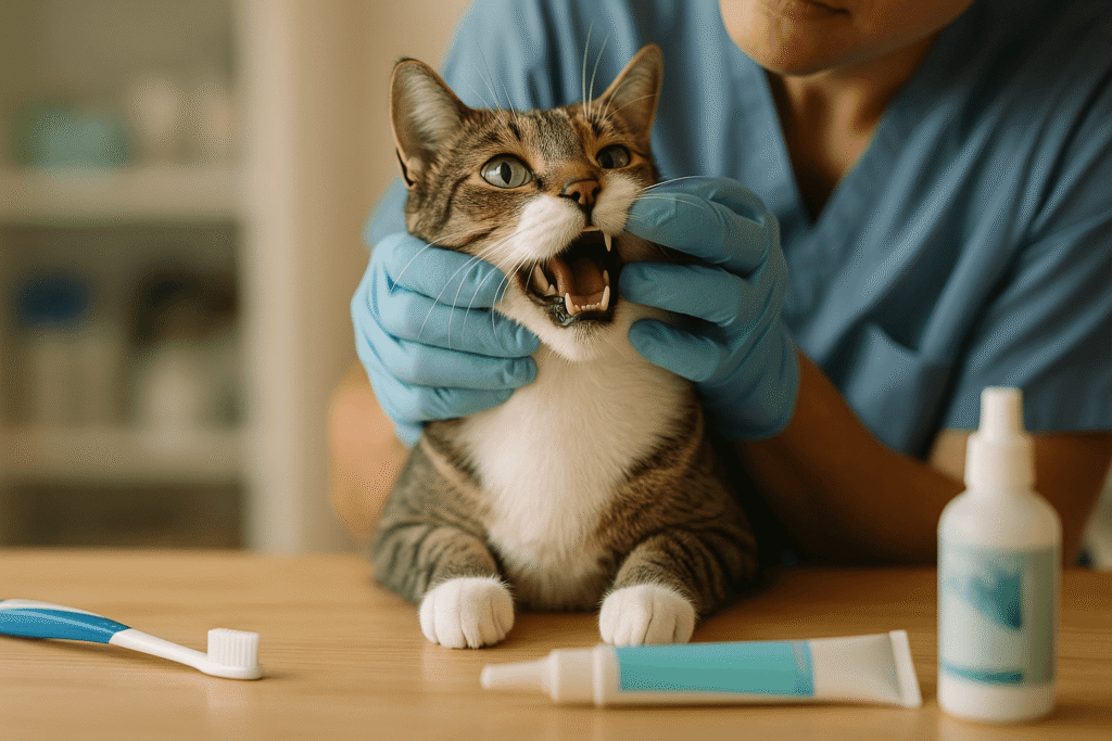 Chat mauvaise haleine