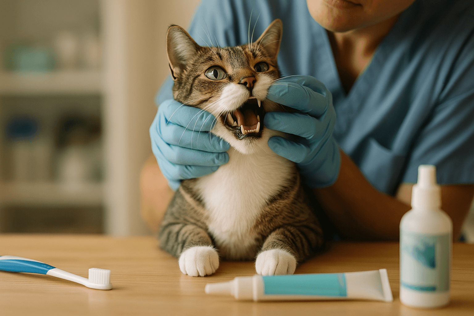 Chat mauvaise haleine