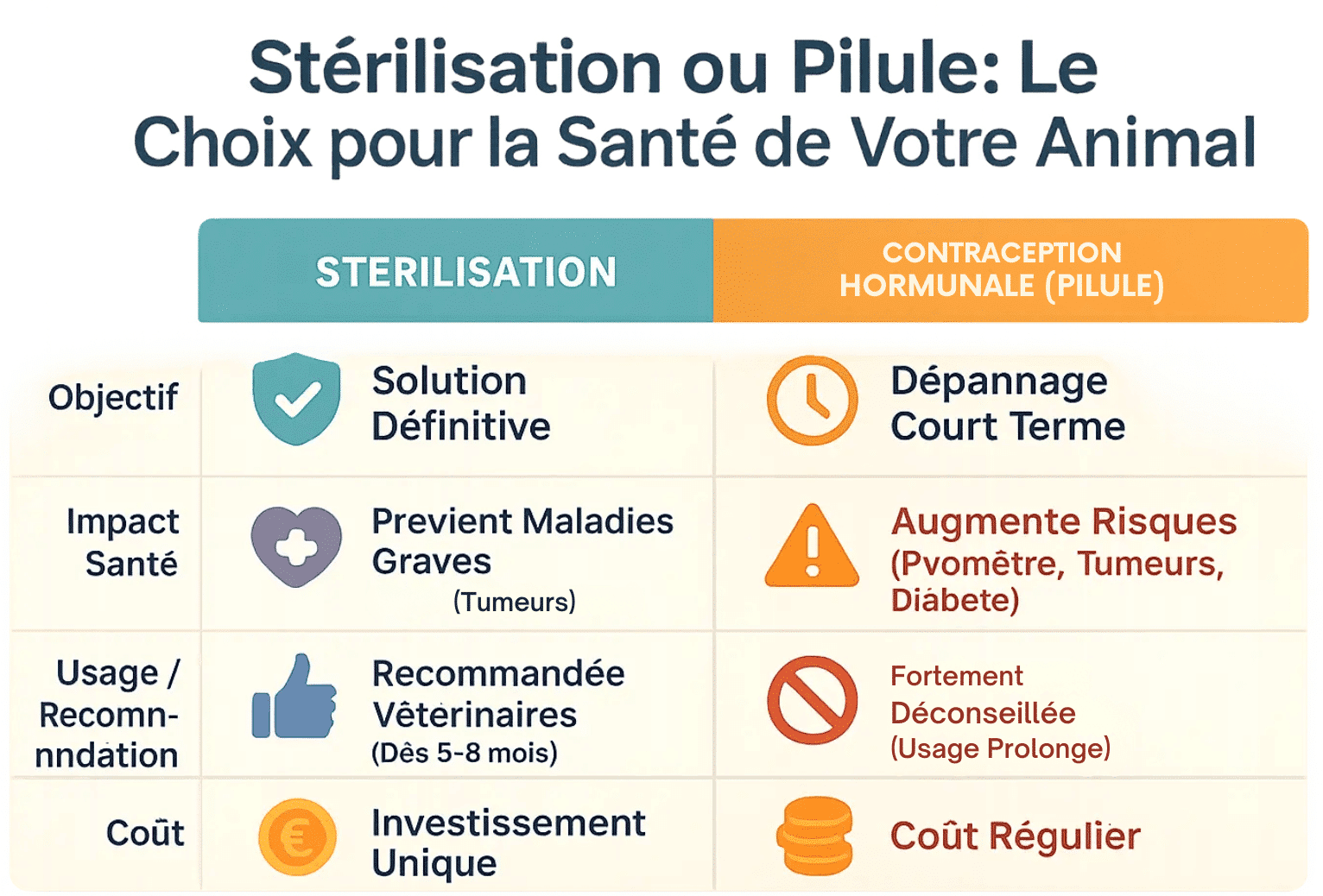 STÉRILISATION OU PILULE
