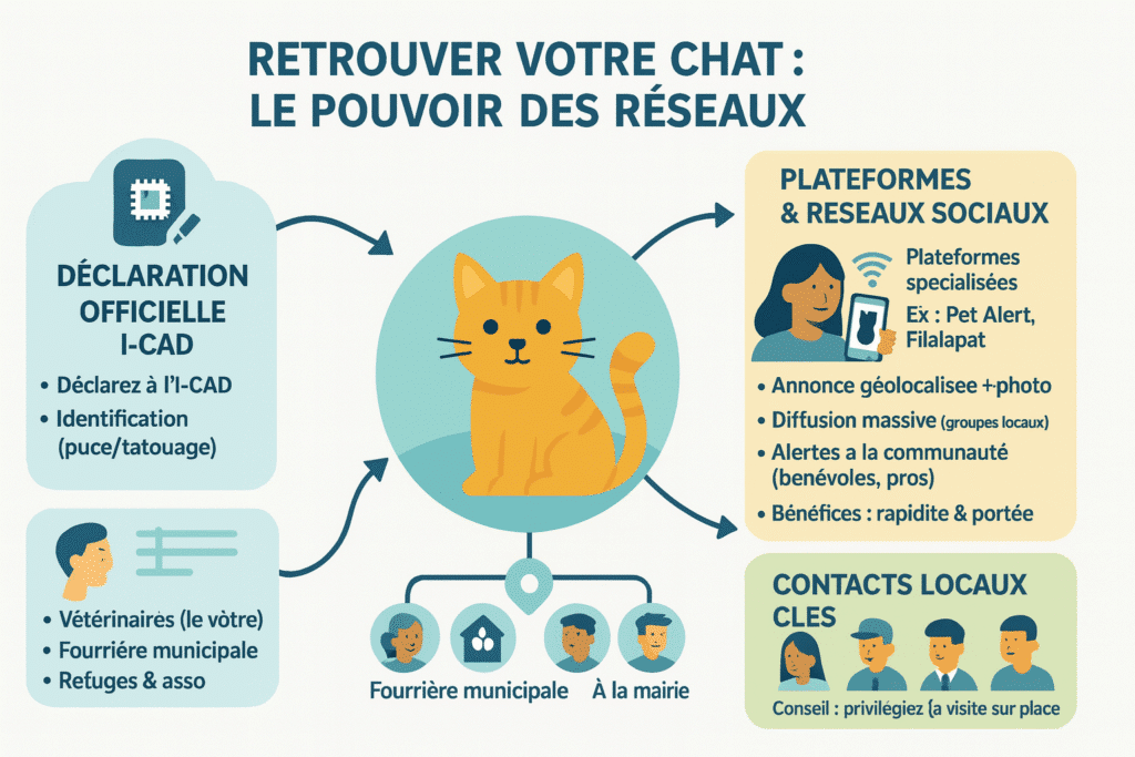 chat disparu comment le retrouver