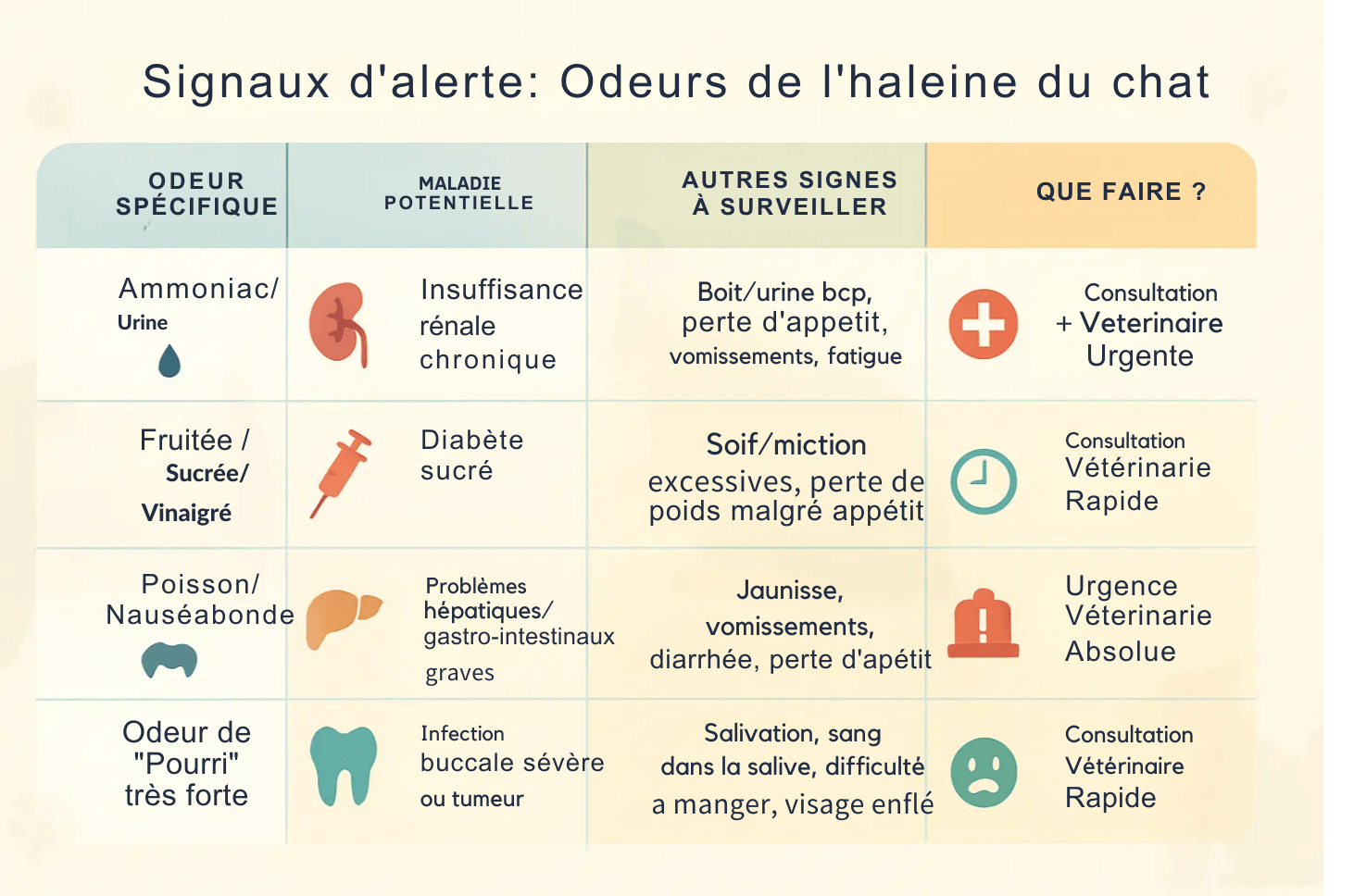 Maladies potentielles