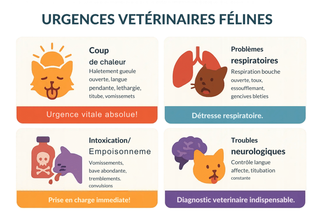 urgences véterinaires félines