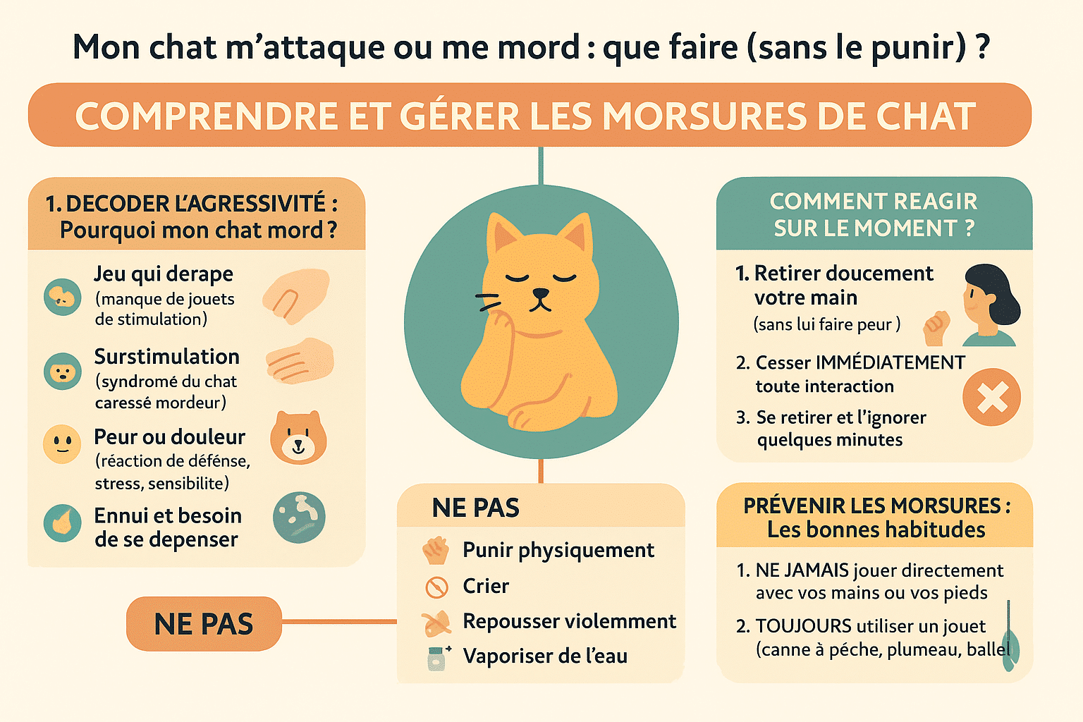 Comprendre et Gérer les morsures de Chat