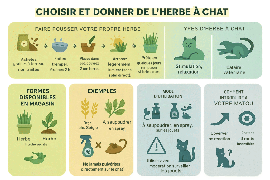 Donner de lherbe à chat