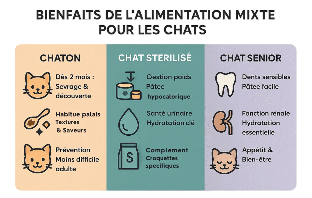 bienfaits de l'alimentation mixte