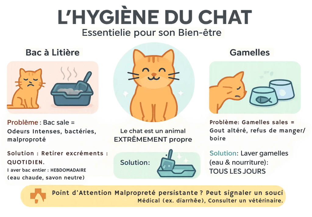 L'hygiène du chat