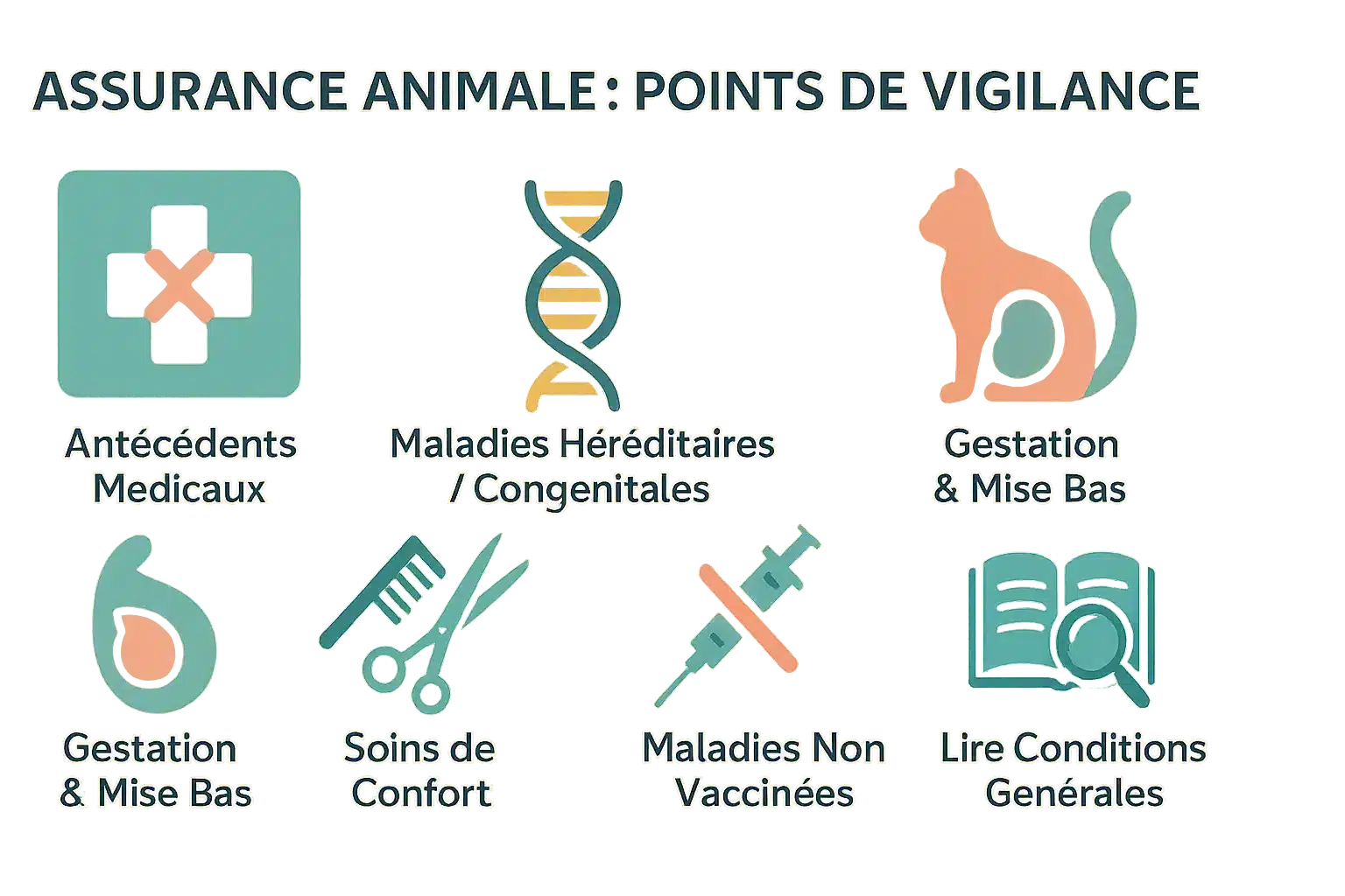 Illustration d'un chat avec un contrat d'assurance entre les pattes