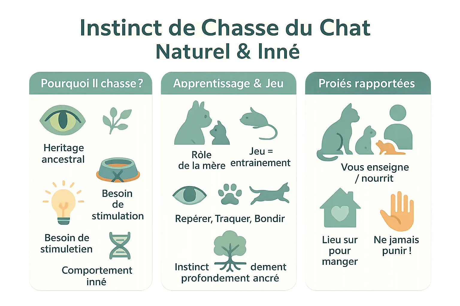 Chat chassant une souris