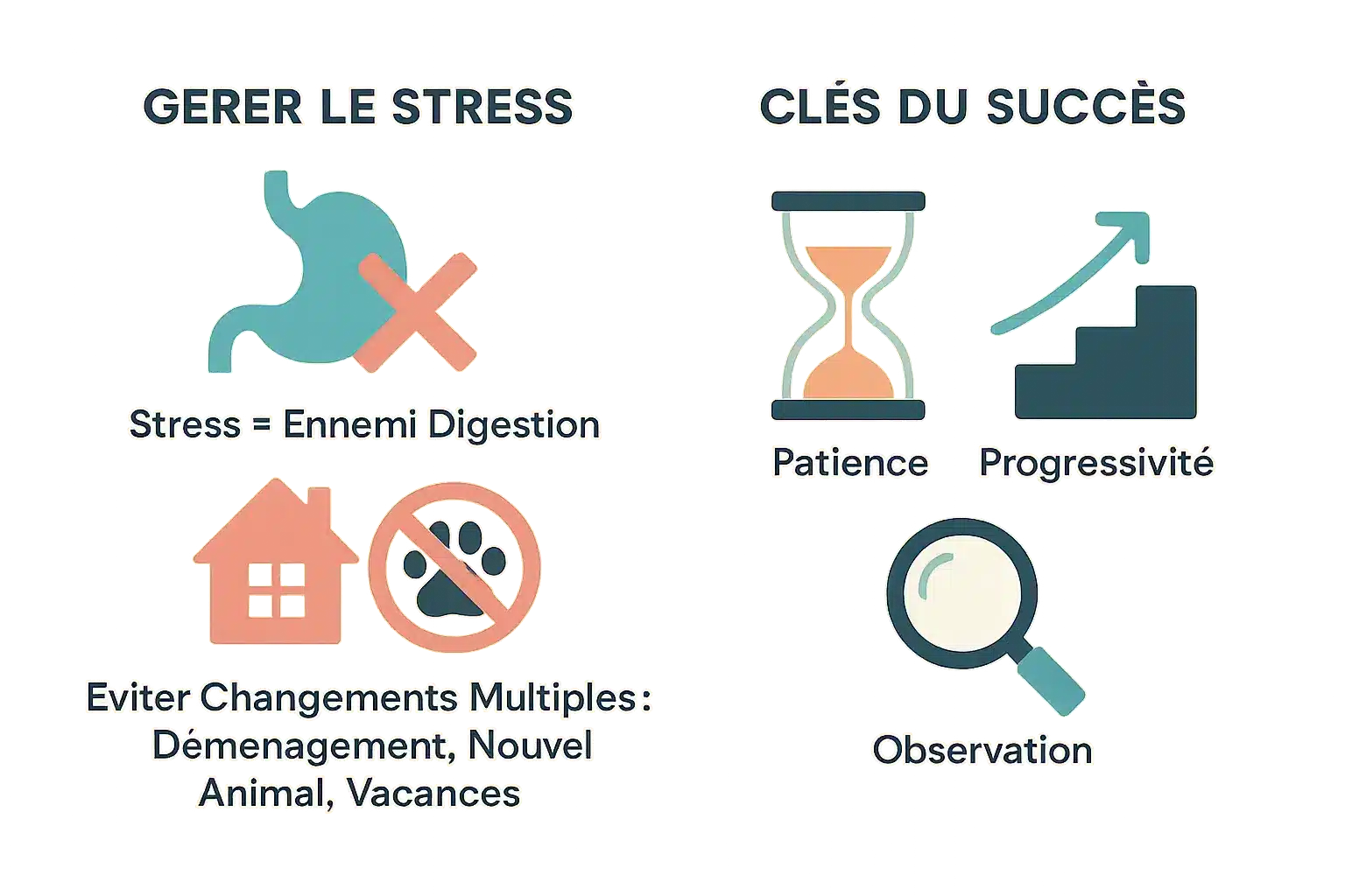 Chat mangeant calmement dans un environnement apaisant