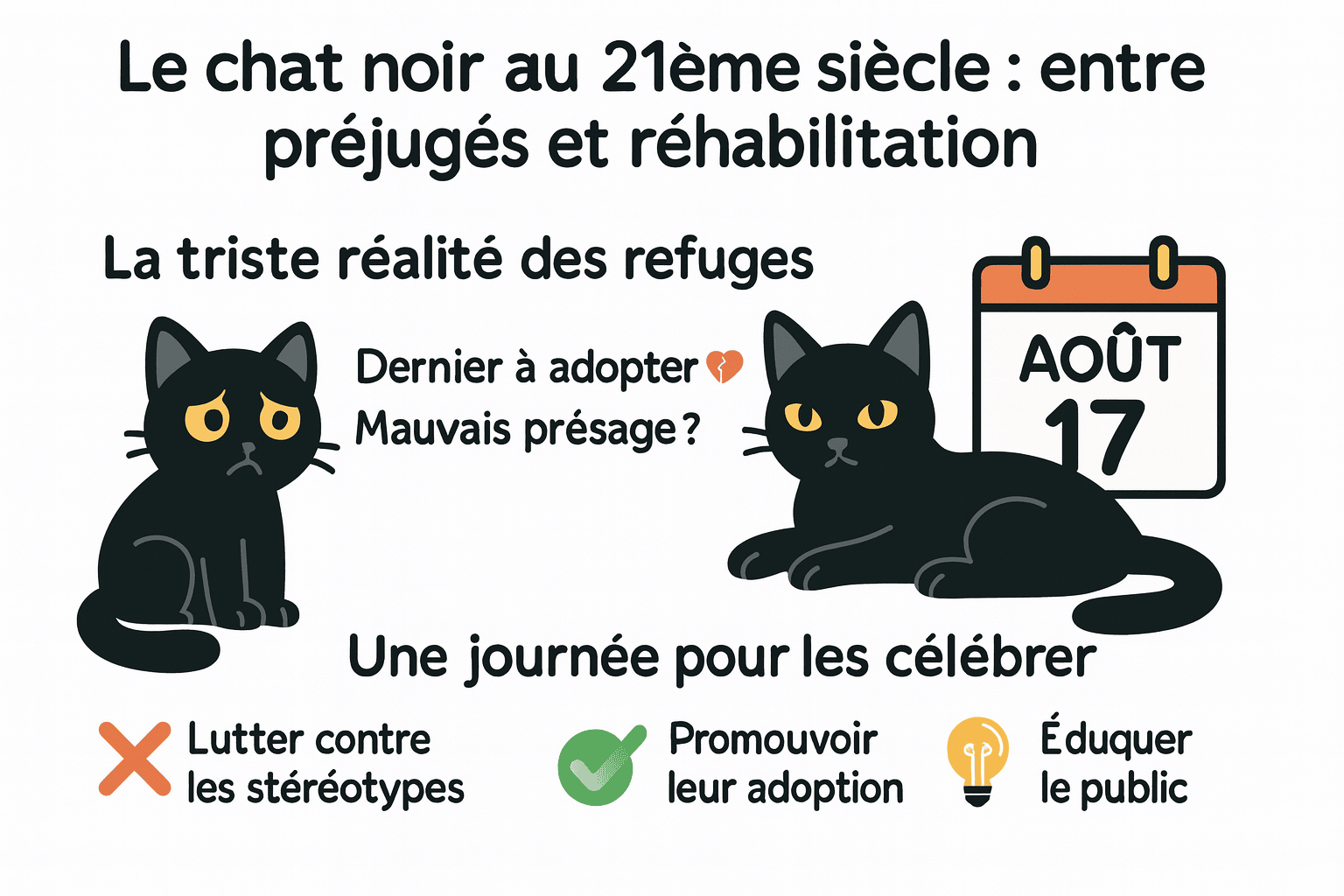 Le chat noir au 21 eme siecle