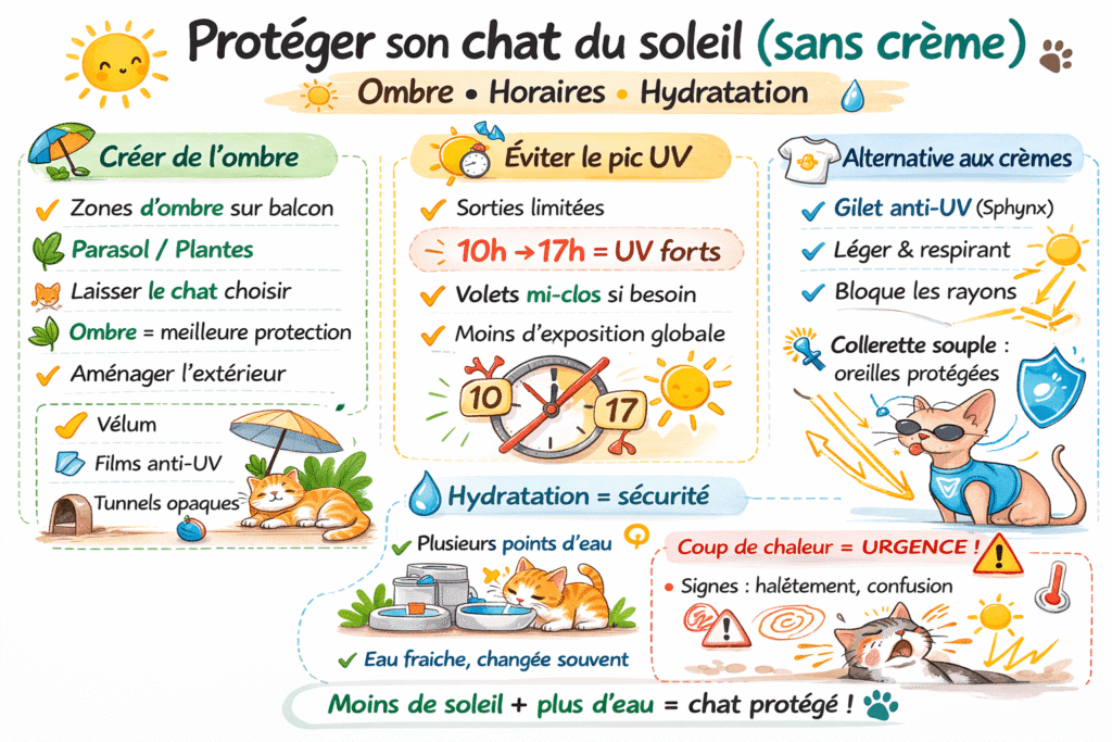 Protéger son chat du soleil