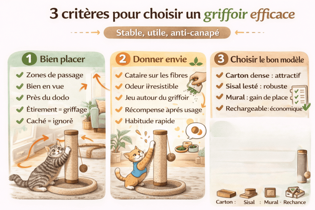 3 critères