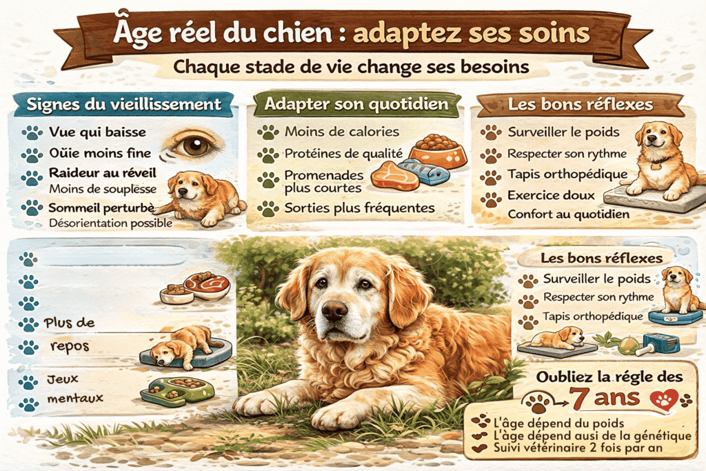 age réel du chien