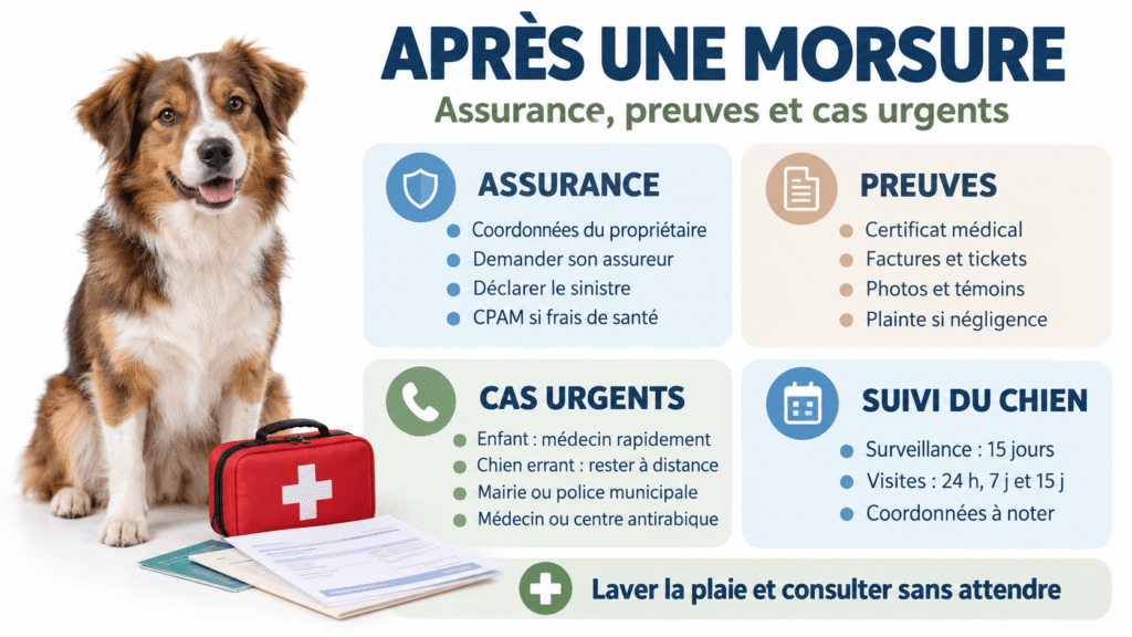 apres une morsure