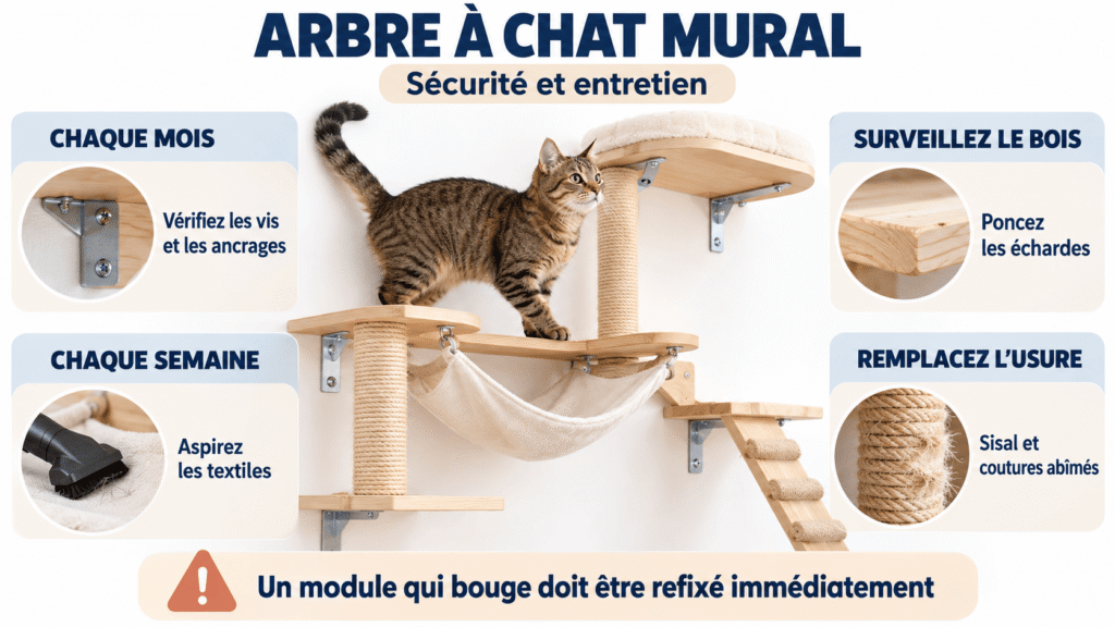 arbre a chat mural