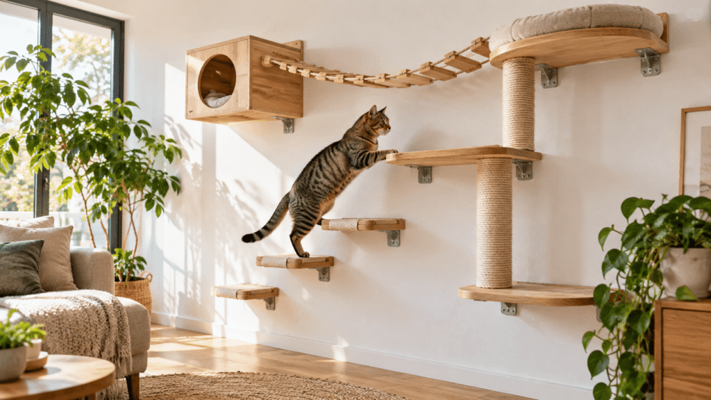 arbre à chat mural