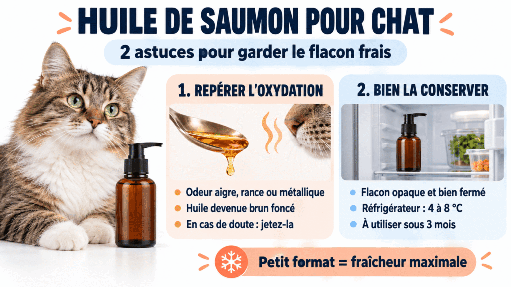 huile de saumon pour chat